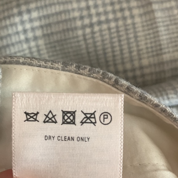 Anthropologie grey and cream plaid trousers - Picture 12 of 12